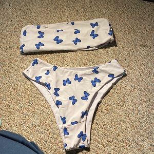 Butterfly cheeky bikini